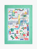 Ulster Weavers London Map tea towel 70x50cm, UK version