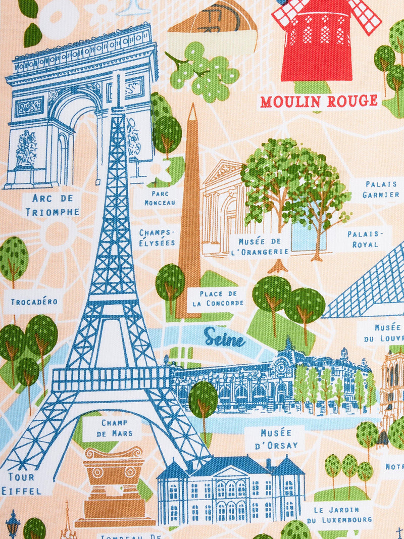 Ulster Weavers Paris Map Tea Towel 70x50cm, imported from the UK