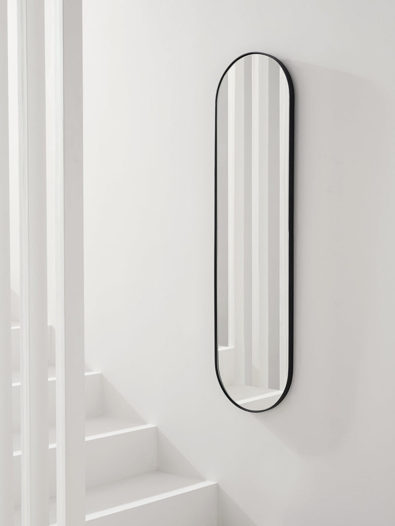 John Lewis Scandi Metal Lozenge Mirror 122x30cm, UK version