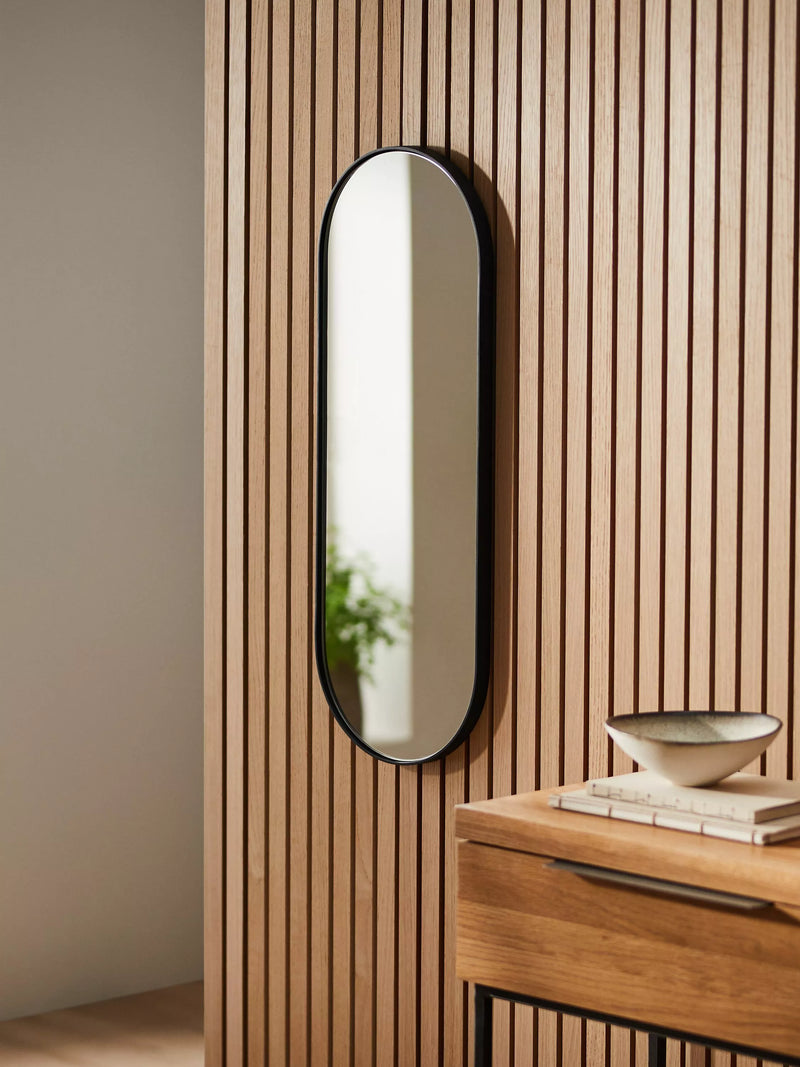 John Lewis Scandi lozenge mirror 78x28cm, UK version