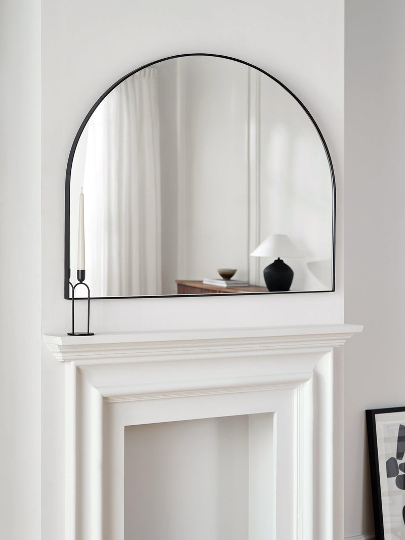 John Lewis Scandi metal overmantel mirror 76x102cm - British product