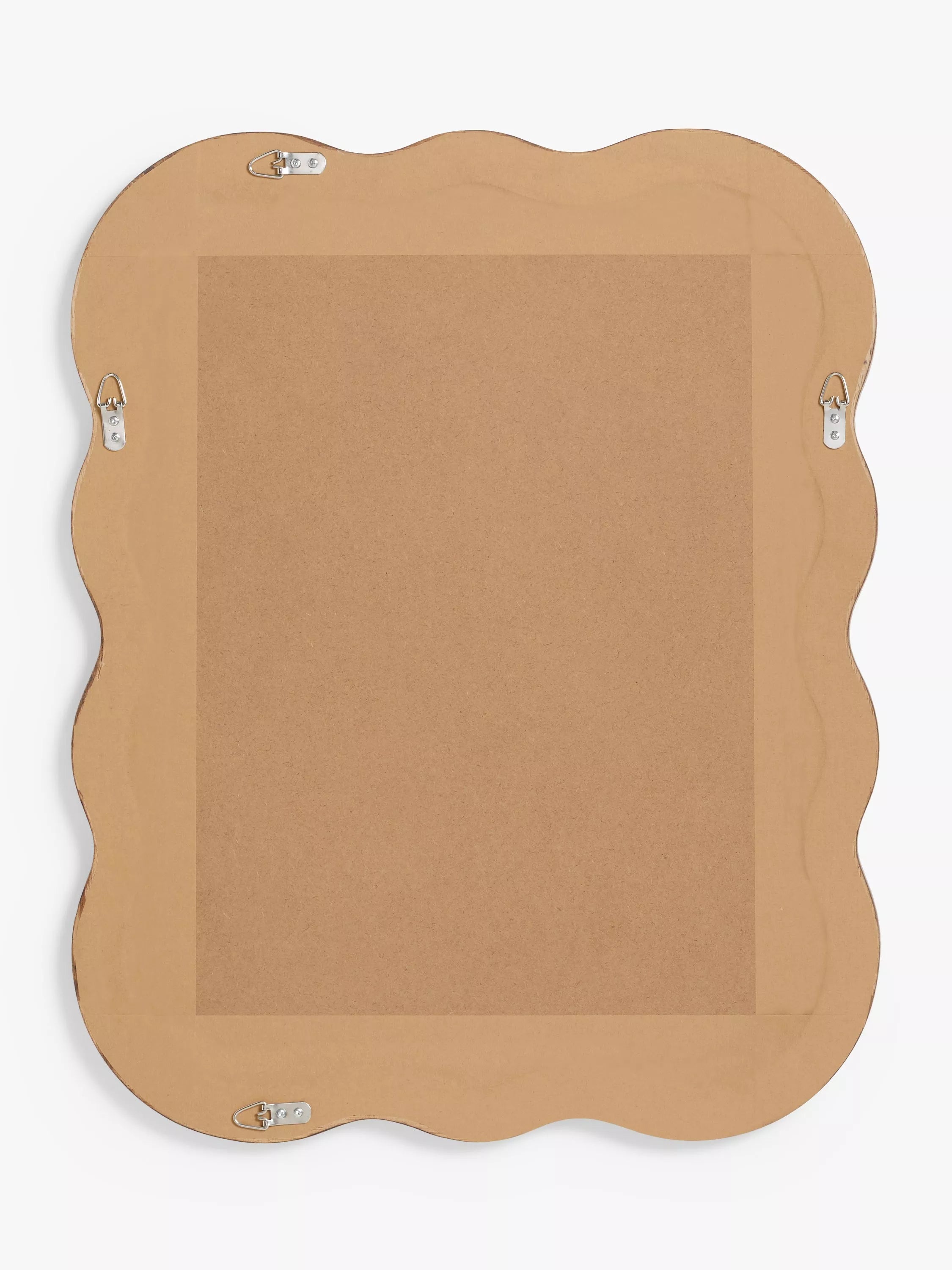 John Lewis wiggle wall mirror walnut finish 75x60cm, imported from the UK