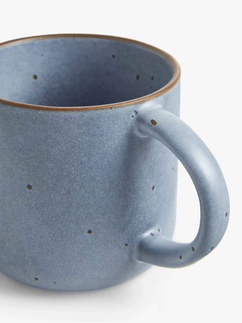 John Lewis stoneware mug soft speckle glaze 300ml - British product
