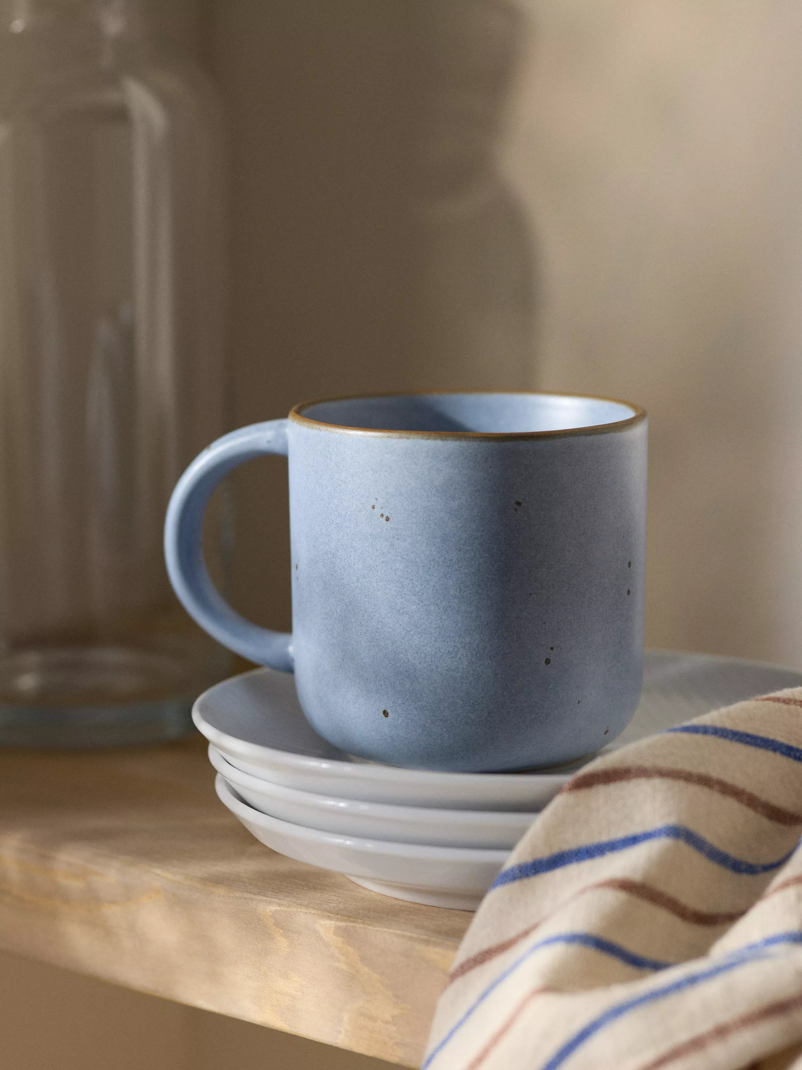 John Lewis stoneware mug soft speckle glaze 300ml - British product