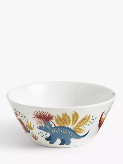 John Lewis John Lewis Kids' Dinosaur Porcelain Bowl 12.5cm Multi- Buy online at McGrocer