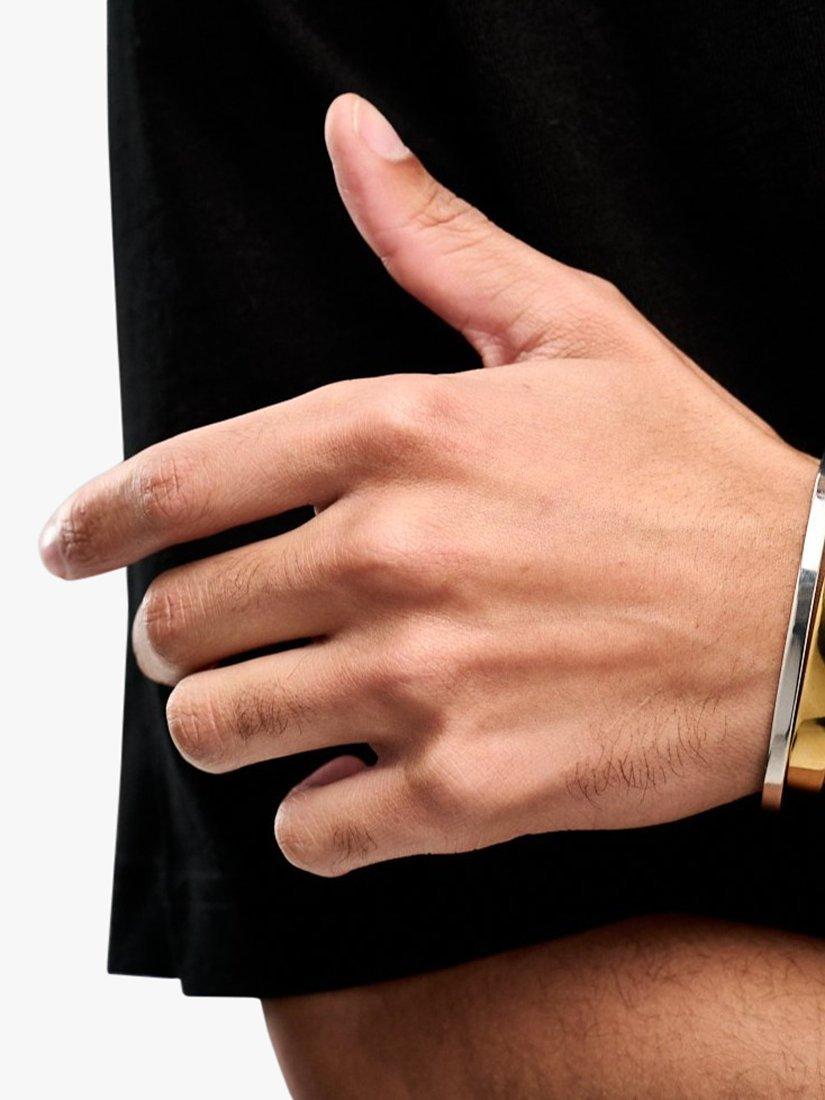 Orelia silver metal cuff bracelet, imported from the UK