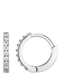 Orelia Mini Pave Huggie Hoop Earrings