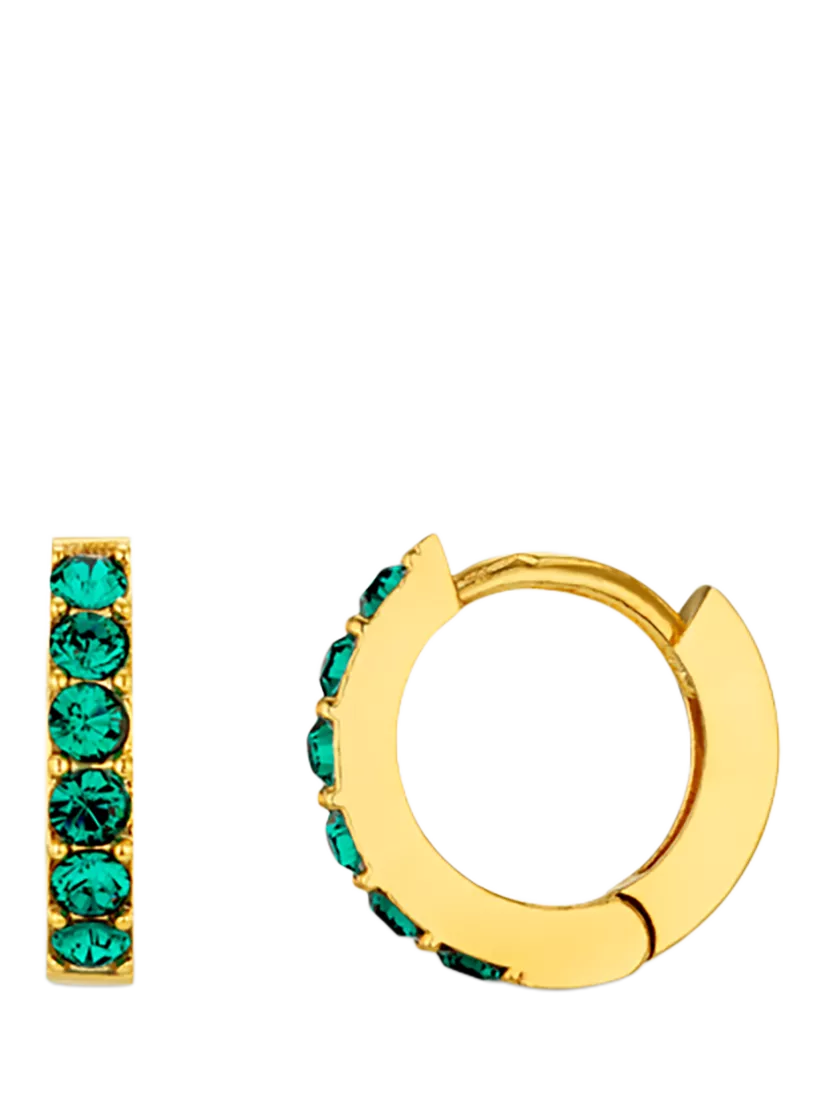 Orelia hoop earrings Swarovski crystal, imported from the UK