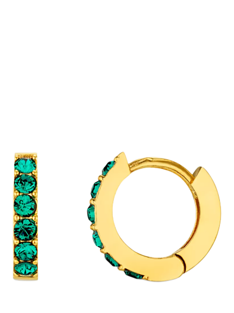 Orelia hoop earrings Swarovski crystal, imported from the UK