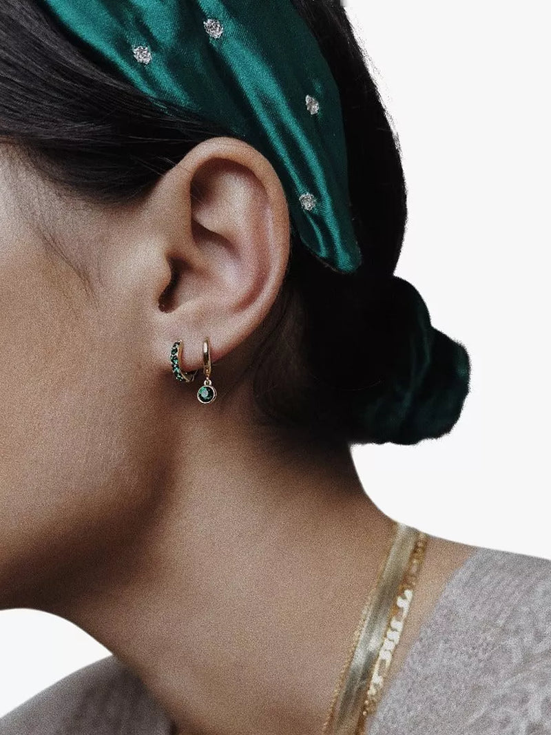 Orelia hoop earrings Swarovski crystal, imported from the UK
