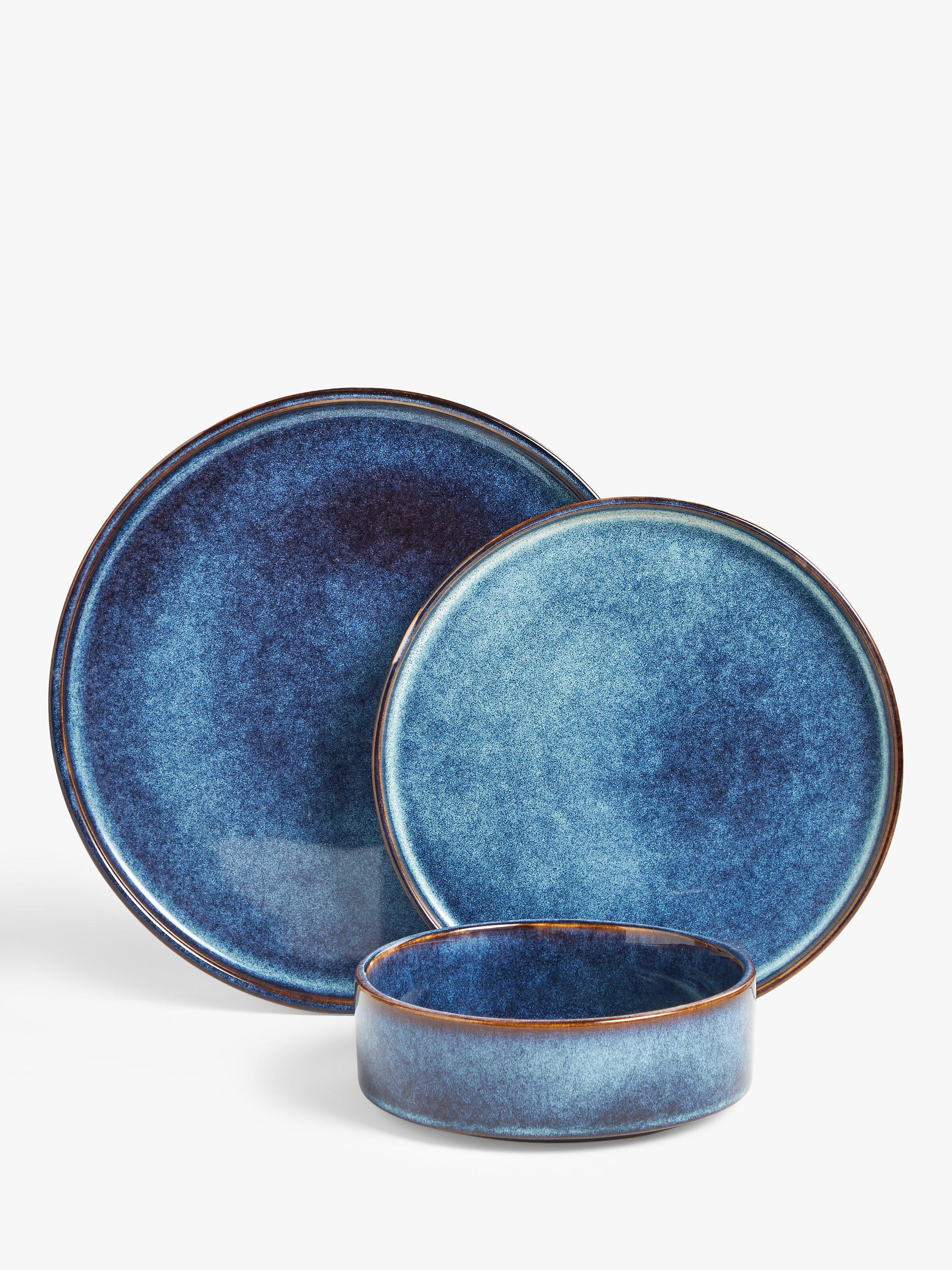 John Lewis Romy stoneware dinnerware set 12 piece, imported from the UK