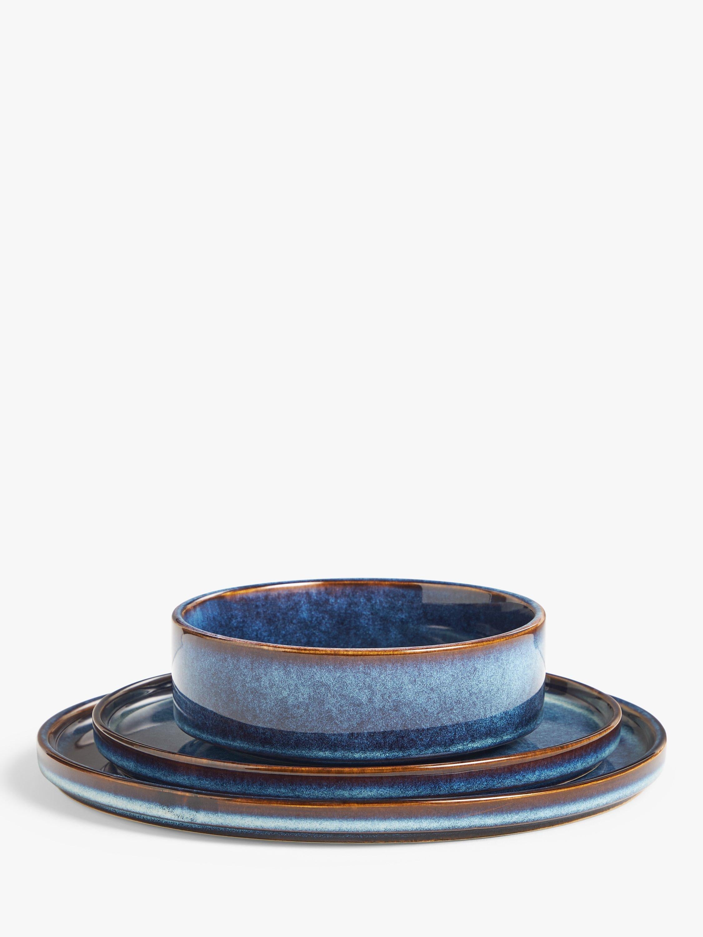 John Lewis Romy stoneware dinnerware set 12 piece, imported from the UK