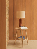 ercol Bellingdon solid ash occasional lamp table UK version