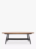 ercol Bellingdon oval coffee table ash black, imported from the UK