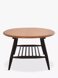 ercol Bellingdon oval coffee table ash black, imported from the UK