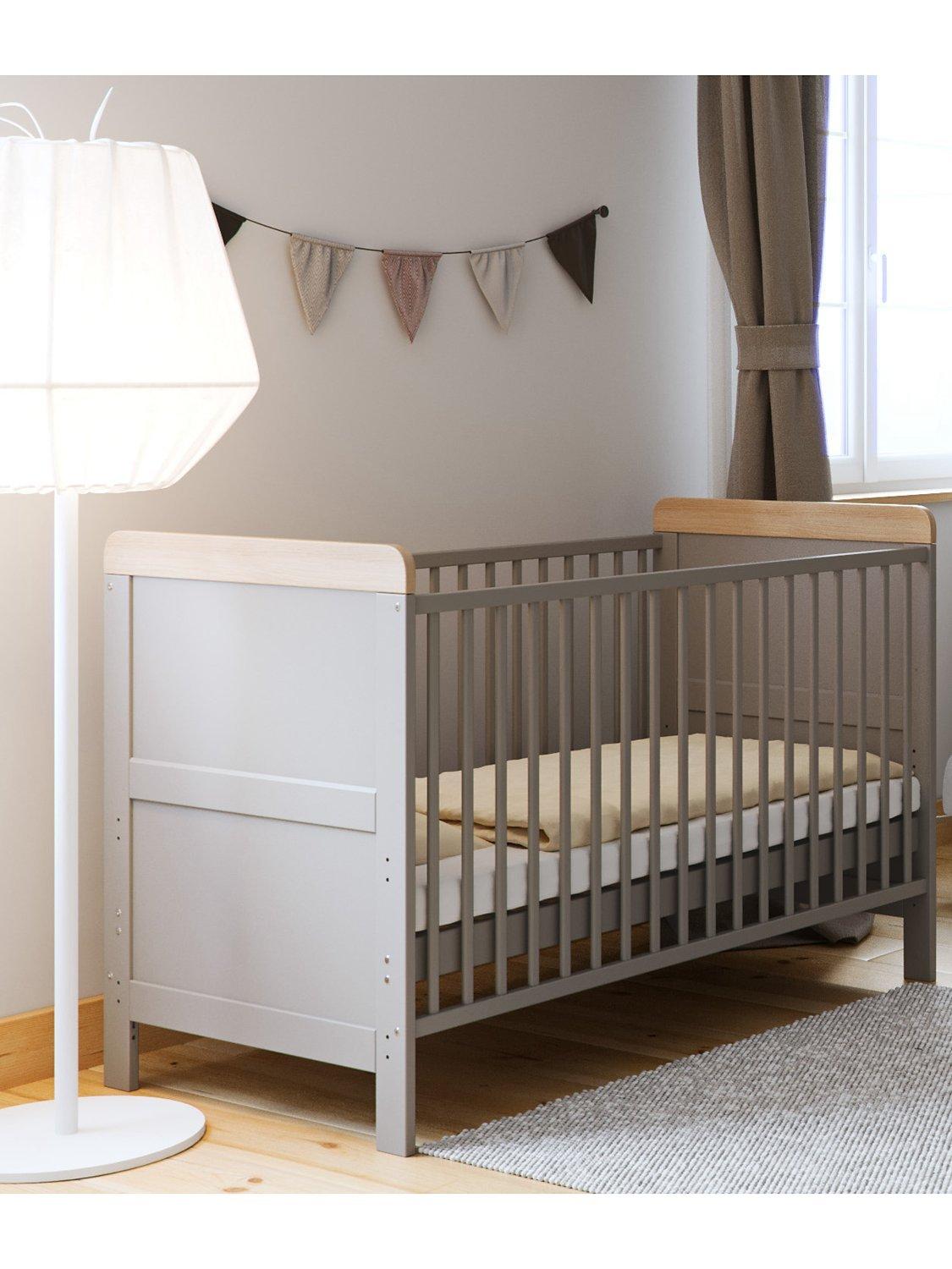 Little Acorns classic cot bed convertible toddler bed, UK version