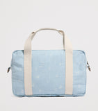 Bonpoint denim Gigia bowling bag with embroidered cherries - British product