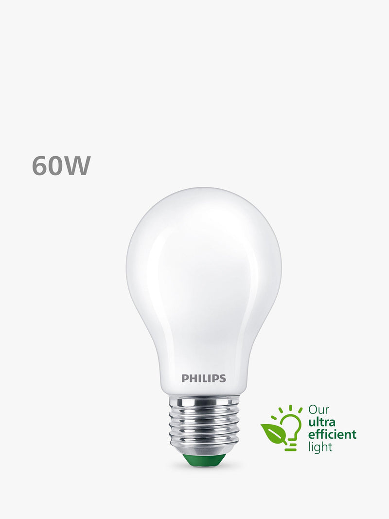 Philips Ultra Efficient 4W E27 LED bulb frosted, imported from the UK