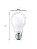Philips Ultra Efficient 4W E27 LED bulb frosted, imported from the UK