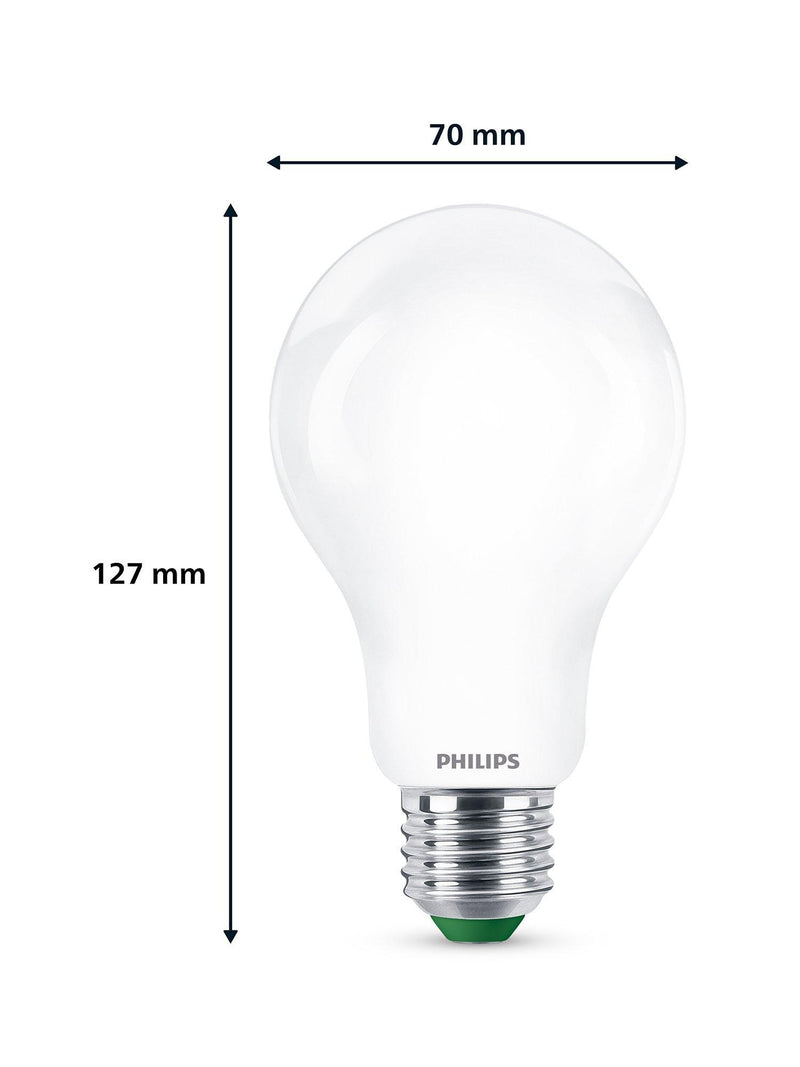 Philips 4W LED bulb E27 cool white frosted (British brand)