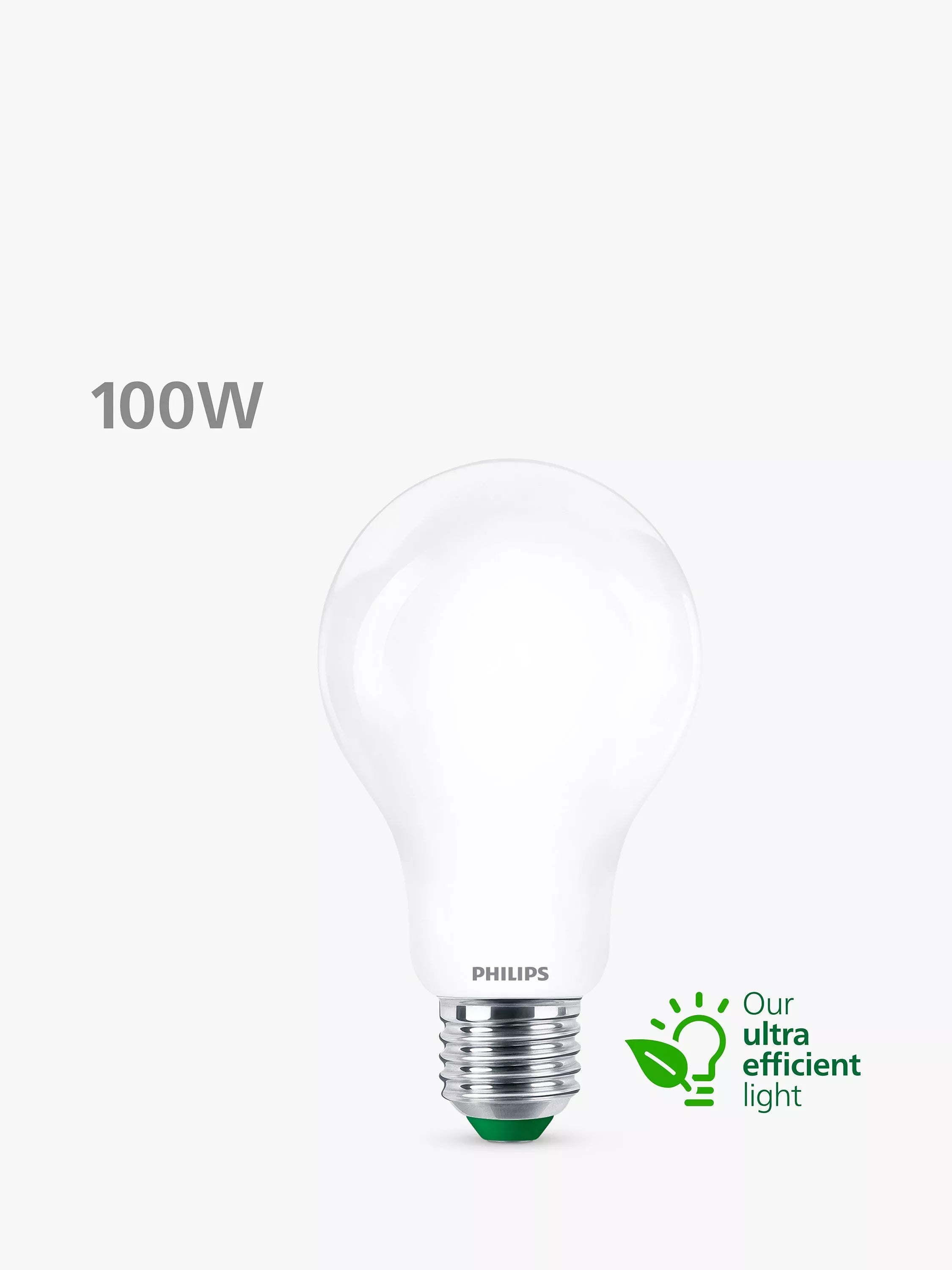 Philips LED bulb 7.3W E27 cool white frosted (British brand)