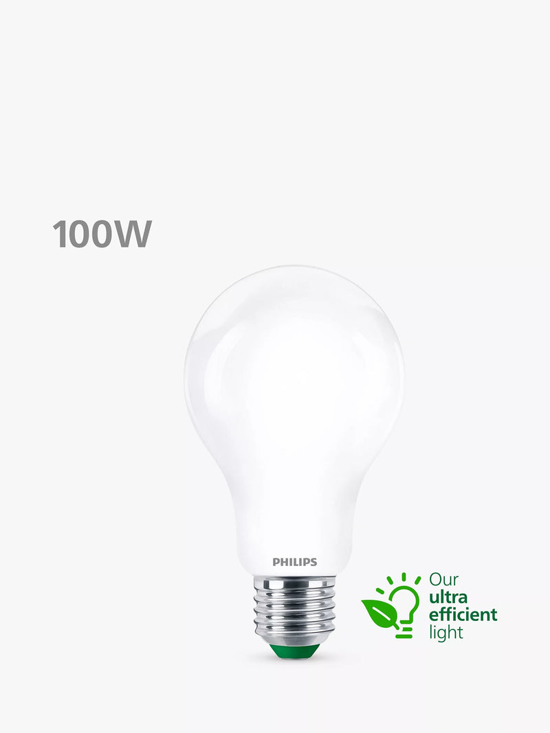 Philips LED bulb 7.3W E27 cool white frosted (British brand)