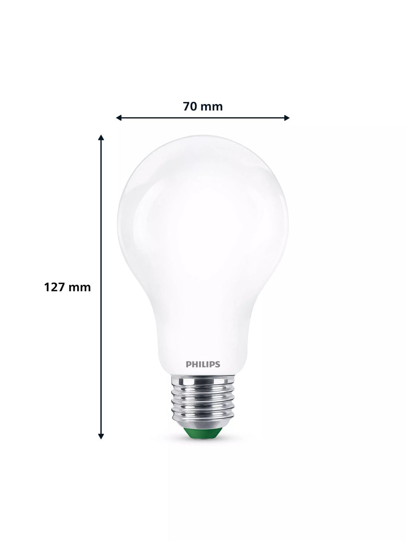 Philips LED bulb 7.3W E27 cool white frosted (British brand)