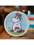 The Crafty Kit Company Snorkmaiden cross stitch hoop kit 18cm - British product