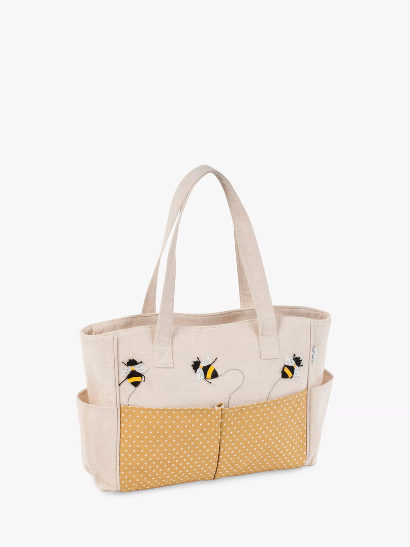 Milward bee craft bag in multi colour, imported from the UK