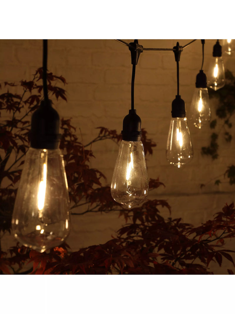 NOMA festoon lights 20 bulb warm white, imported from the UK