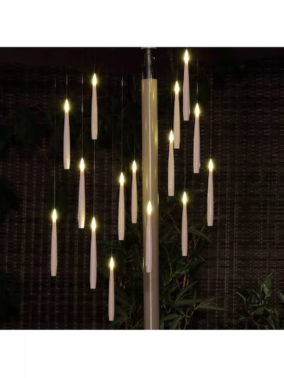 John Lewis NOMA Floating Candle Chandelier Outdoor Light Warm White- Buy online at McGrocer