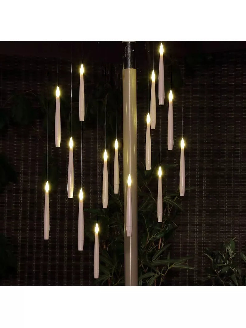 NOMA floating candle chandelier warm white outdoor light (British brand)