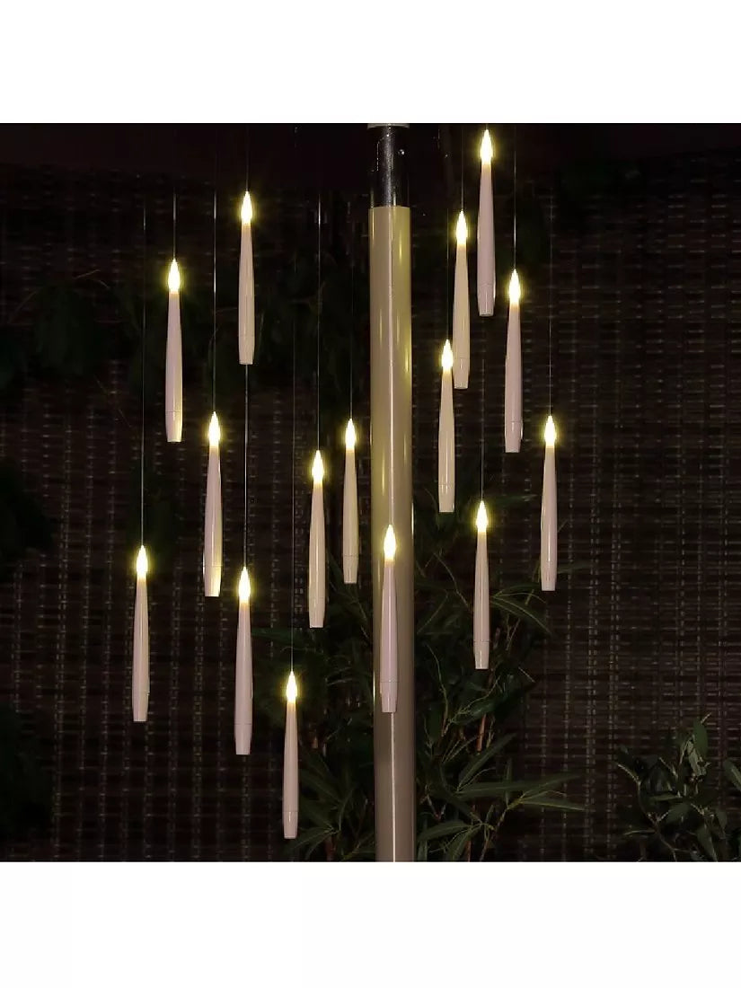 NOMA floating candle chandelier warm white outdoor light (British brand)