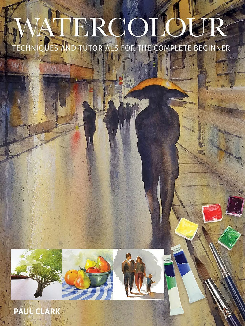 GMC watercolour techniques and tutorials book by Paul Clark, UK version