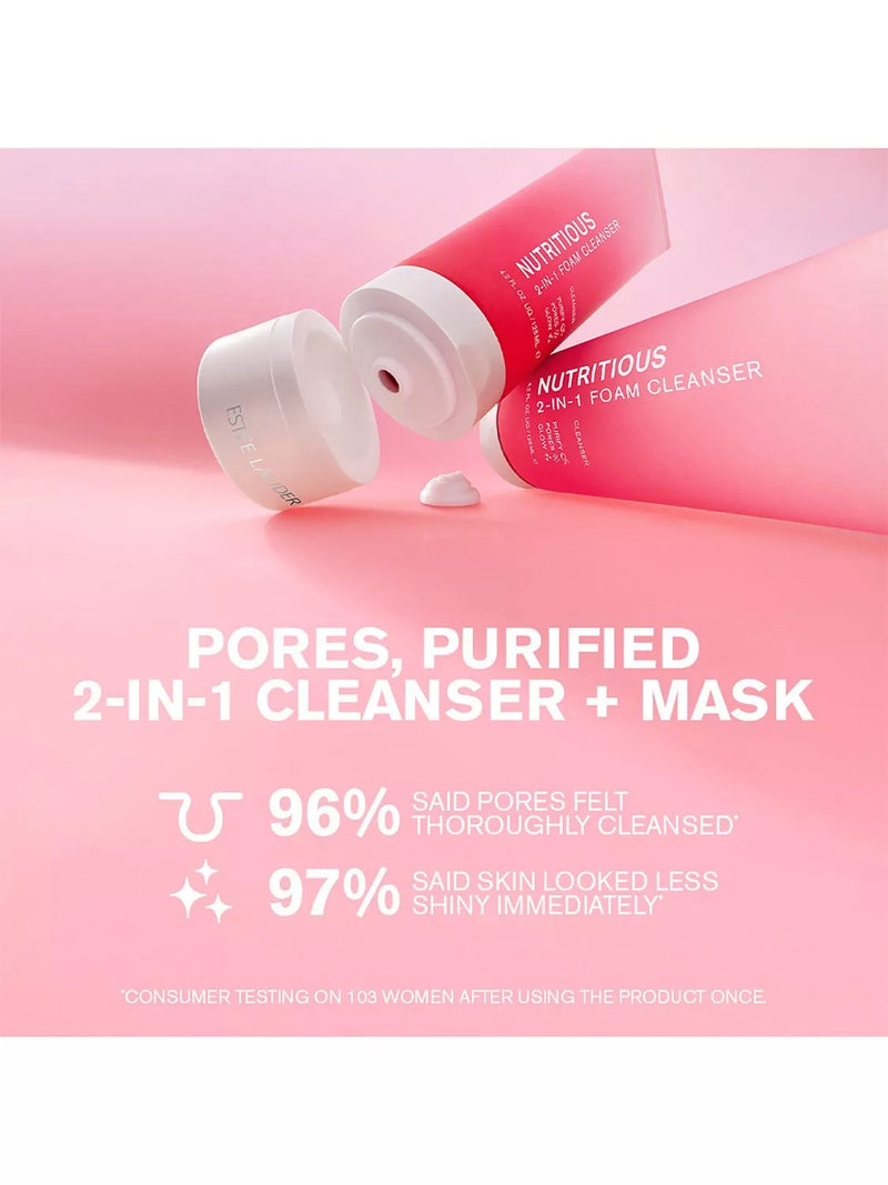 Estée Lauder Nutritious 2-in-1 Foam Cleanser 125ml - British product