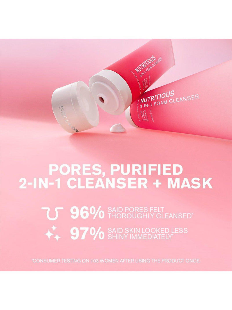 Estée Lauder Nutritious 2-in-1 Foam Cleanser, 125ml