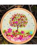 Rowandean Summer Apple Tree embroidery kit 20cm - British product