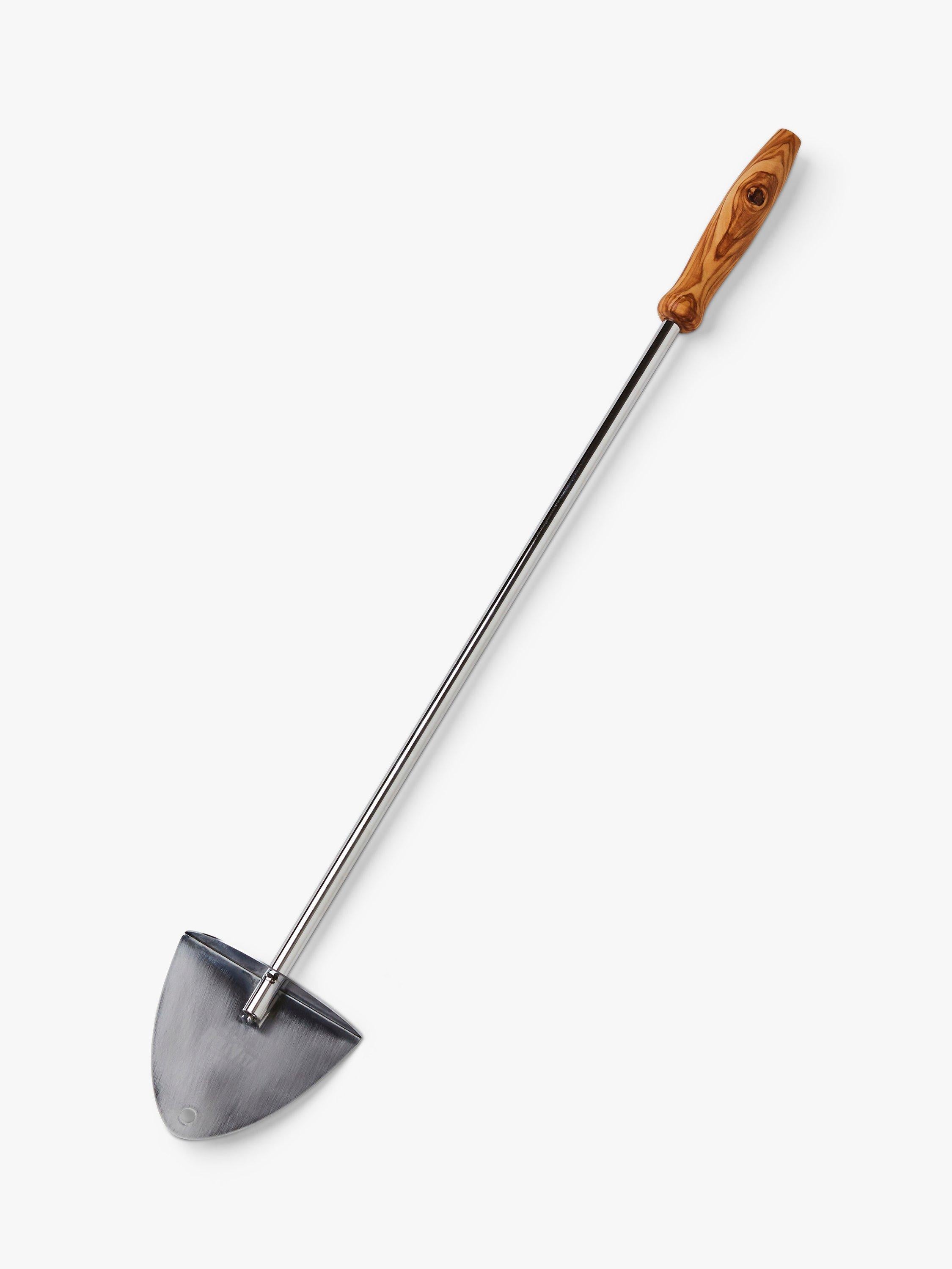 Delivita pizza oven prodder blower olive wood handle, imported from the UK