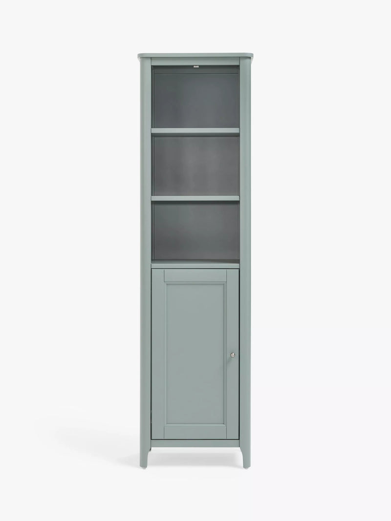John Lewis Portsman Tallboy Bathroom Storage Cabinet, Green