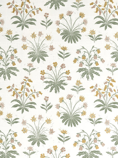 Tapete mit Waldblumen-Print für Schlafzimmer