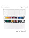 Winsor & Newton Cotman watercolour paints set of 24 half pans, UK version