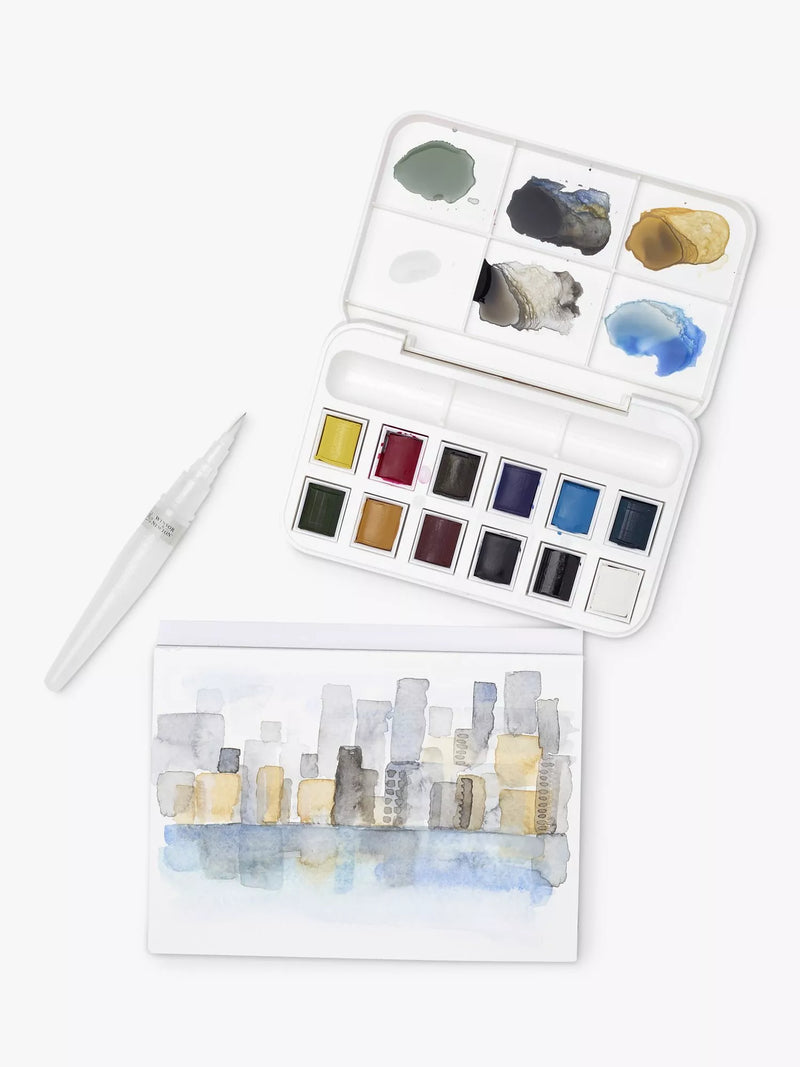 Winsor & Newton Cotman watercolour set 12 pans, imported from the UK
