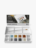 Winsor & Newton Cotman metallic watercolour set of 8 (British brand)