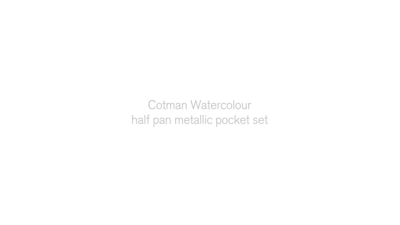 Winsor & Newton Cotman metallic watercolour set of 8 (British brand)