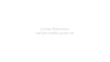 Winsor & Newton Cotman metallic watercolour set of 8 (British brand)