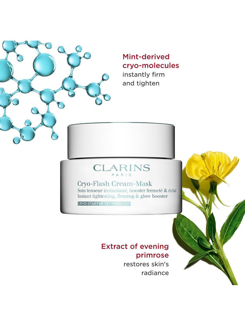 Clarins Cryo-Flash face mask 75ml (British brand)