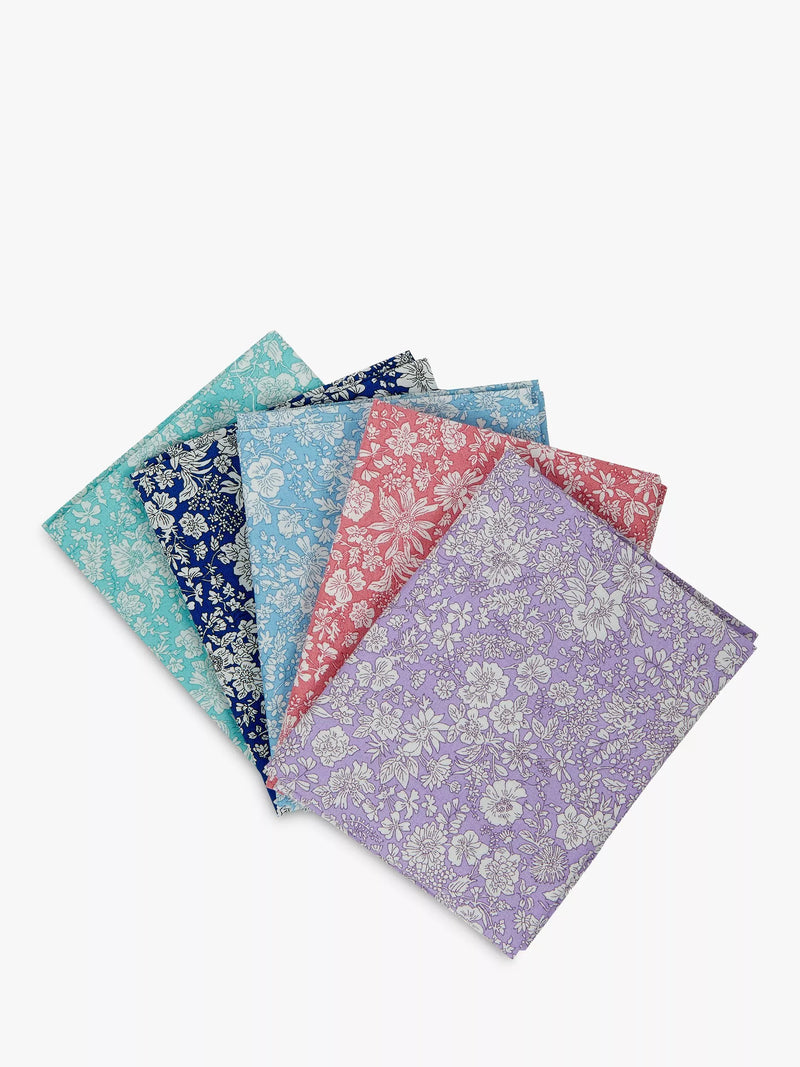 Liberty Fabrics Emily Belle قصاصات دهنية عبوة من 5 قطع، مستوردة من المملكة المتحدة