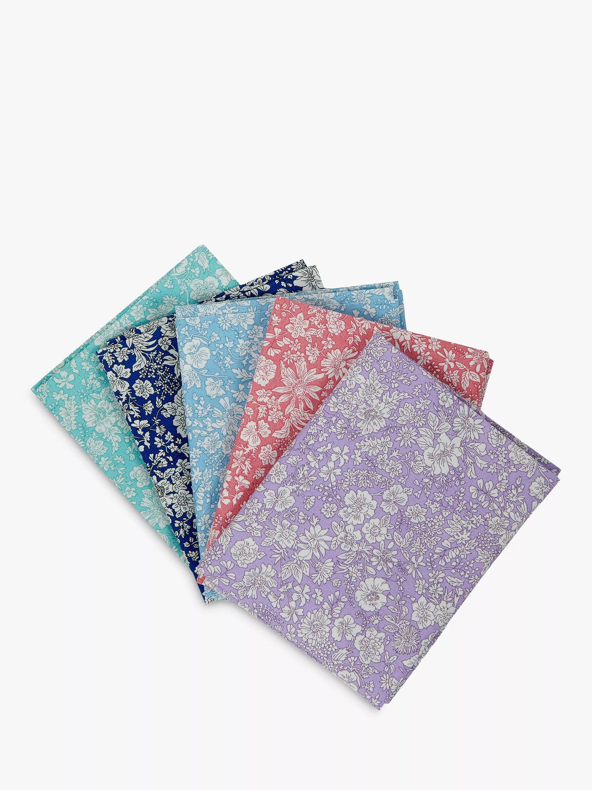 Liberty Fabrics Emily Belle قصاصات دهنية عبوة من 5 قطع، مستوردة من المملكة المتحدة