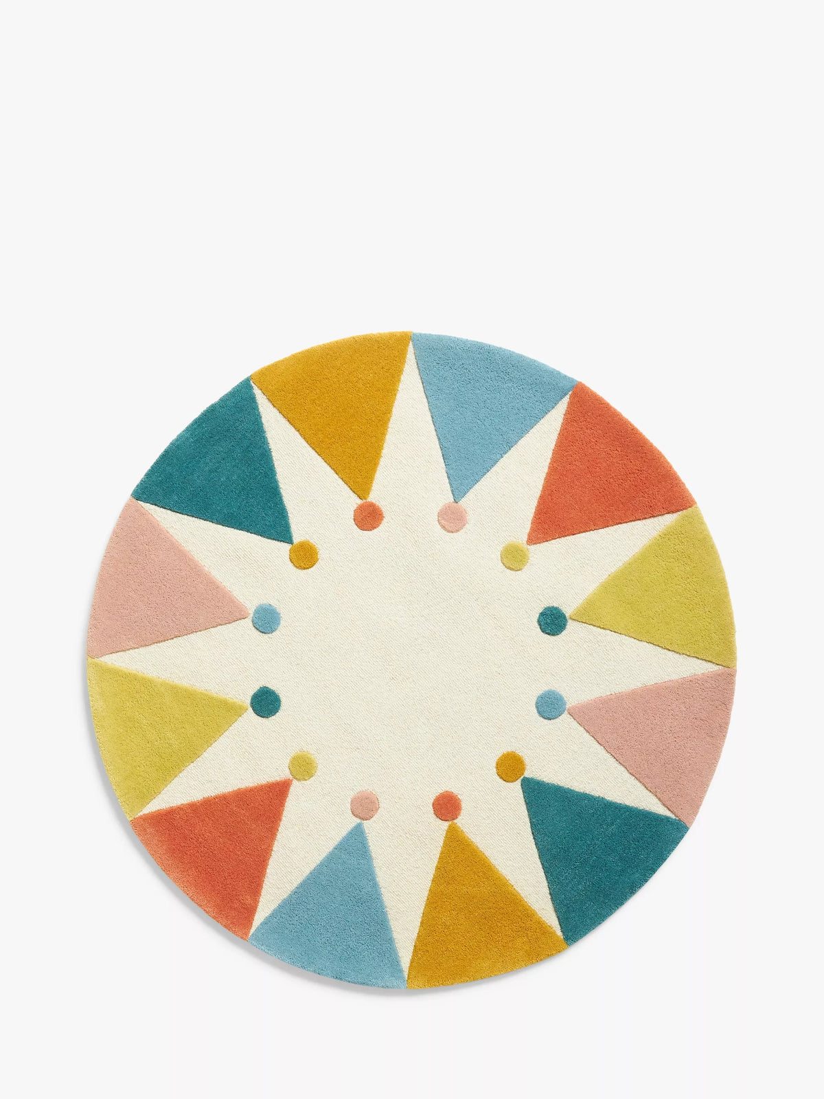 John Lewis carnival wool rug diameter 100cm, UK version