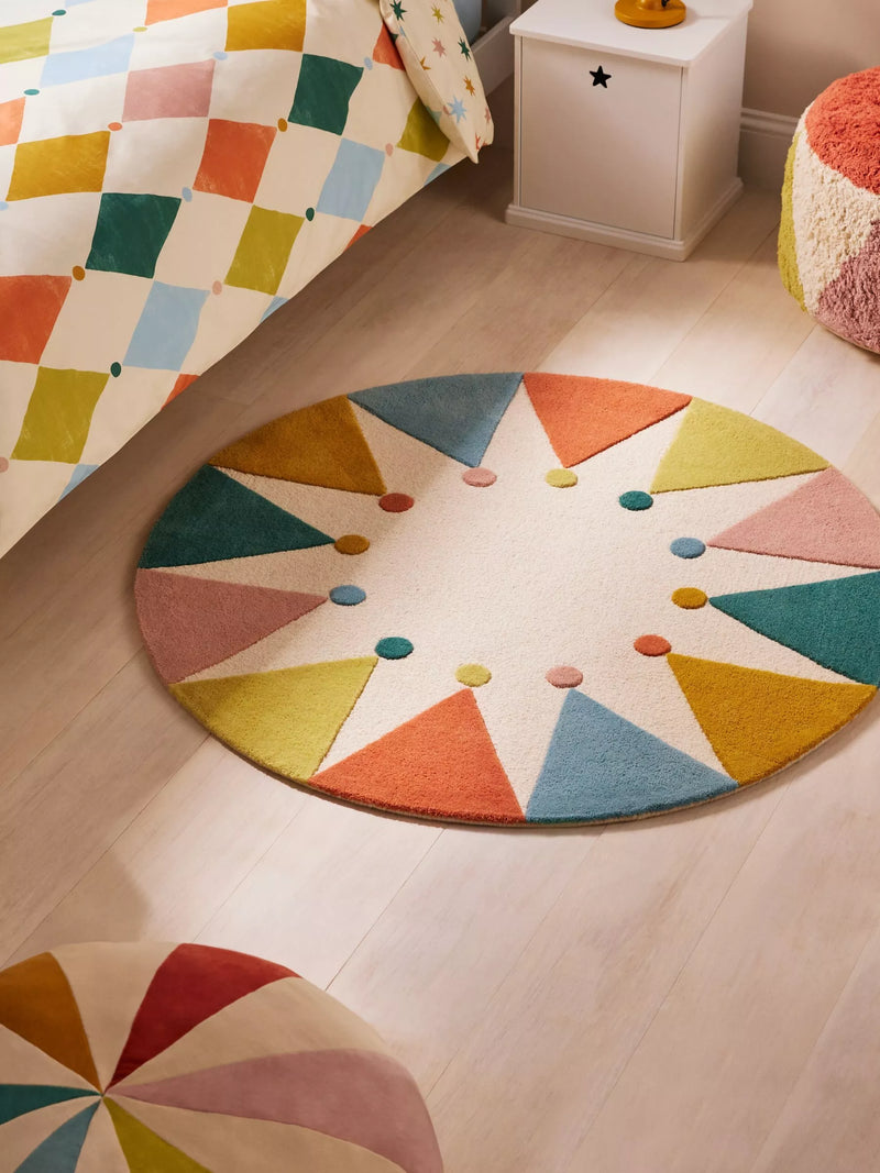 John Lewis carnival wool rug diameter 100cm, UK version